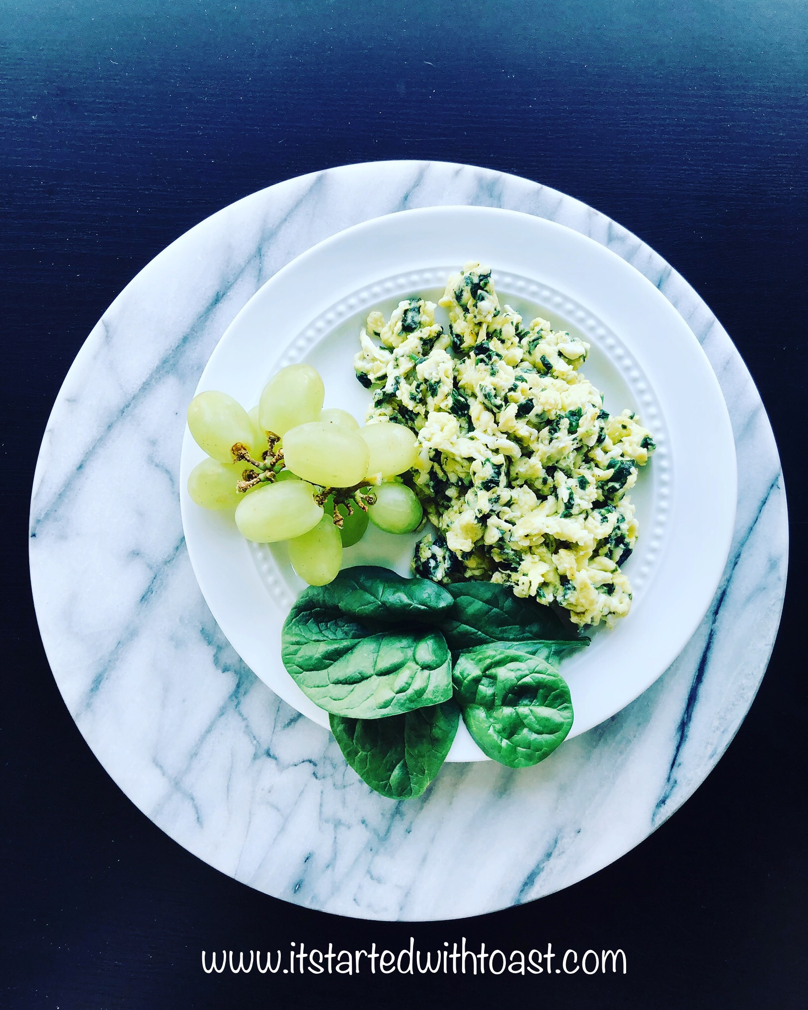 Spinach Parmesan Eggs It Started With Toast