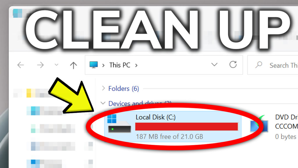 How to Clean Up Disk Space in Windows 11 Tech Based