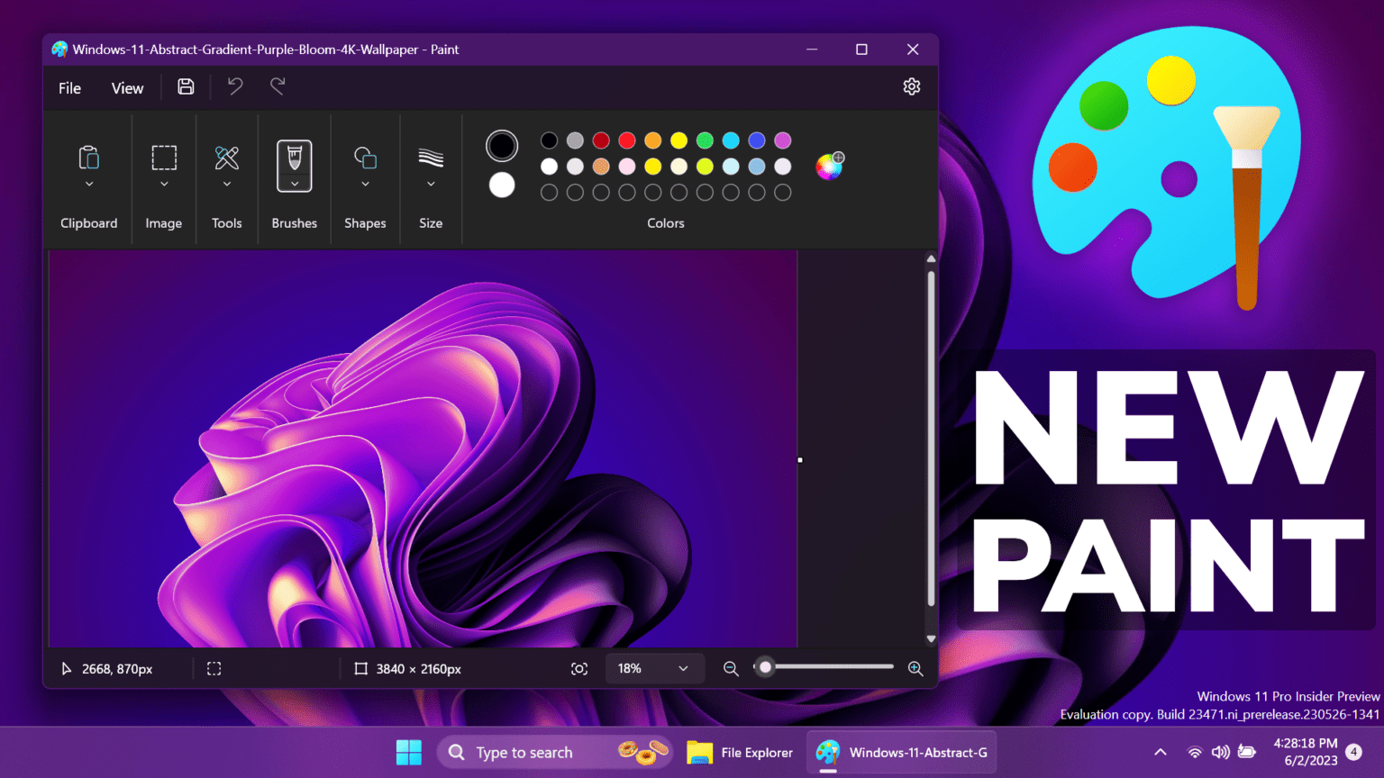 New Paint App with Dark Mode in Windows 11 (How to Install) Tech Based
