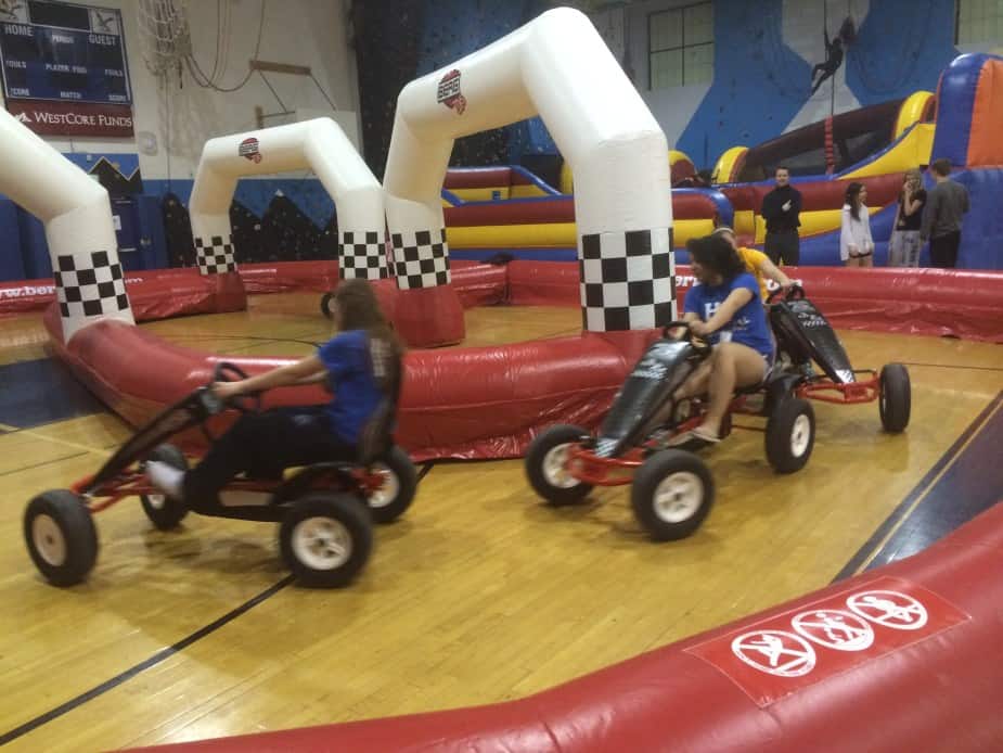 Inflatable Pedal Kart Race Track rental Nashville TN