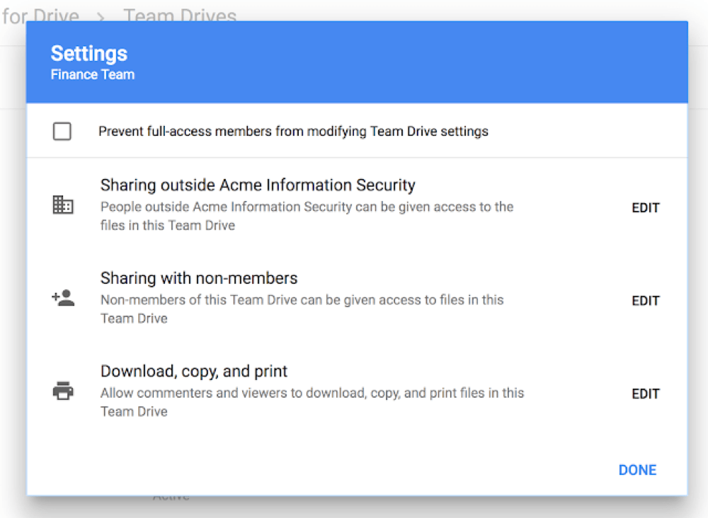 Secure Data with Google Shared Drives Sharing Settings IT Service Desk