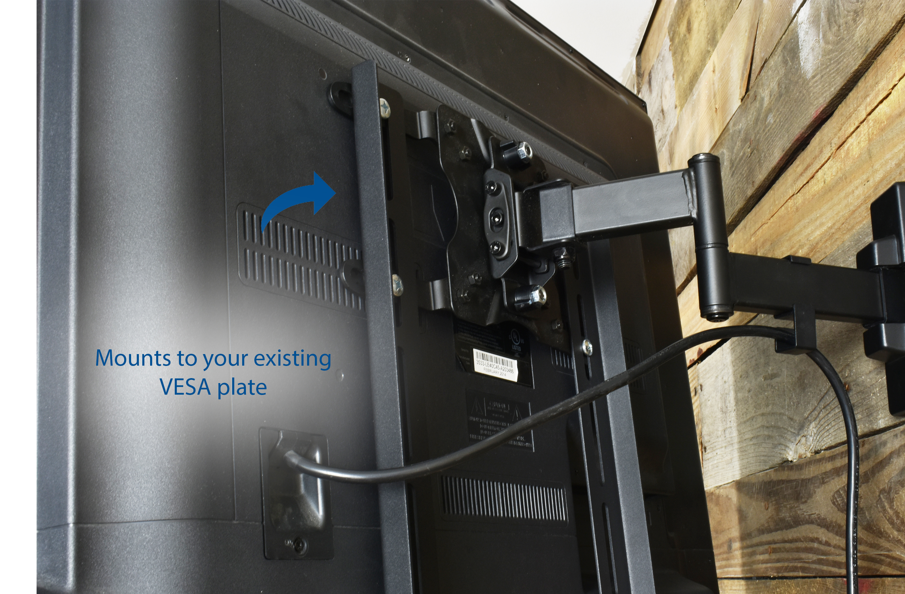 VIVO Under or Above VESA TV Wall Mount Shelving Bracket AV Component