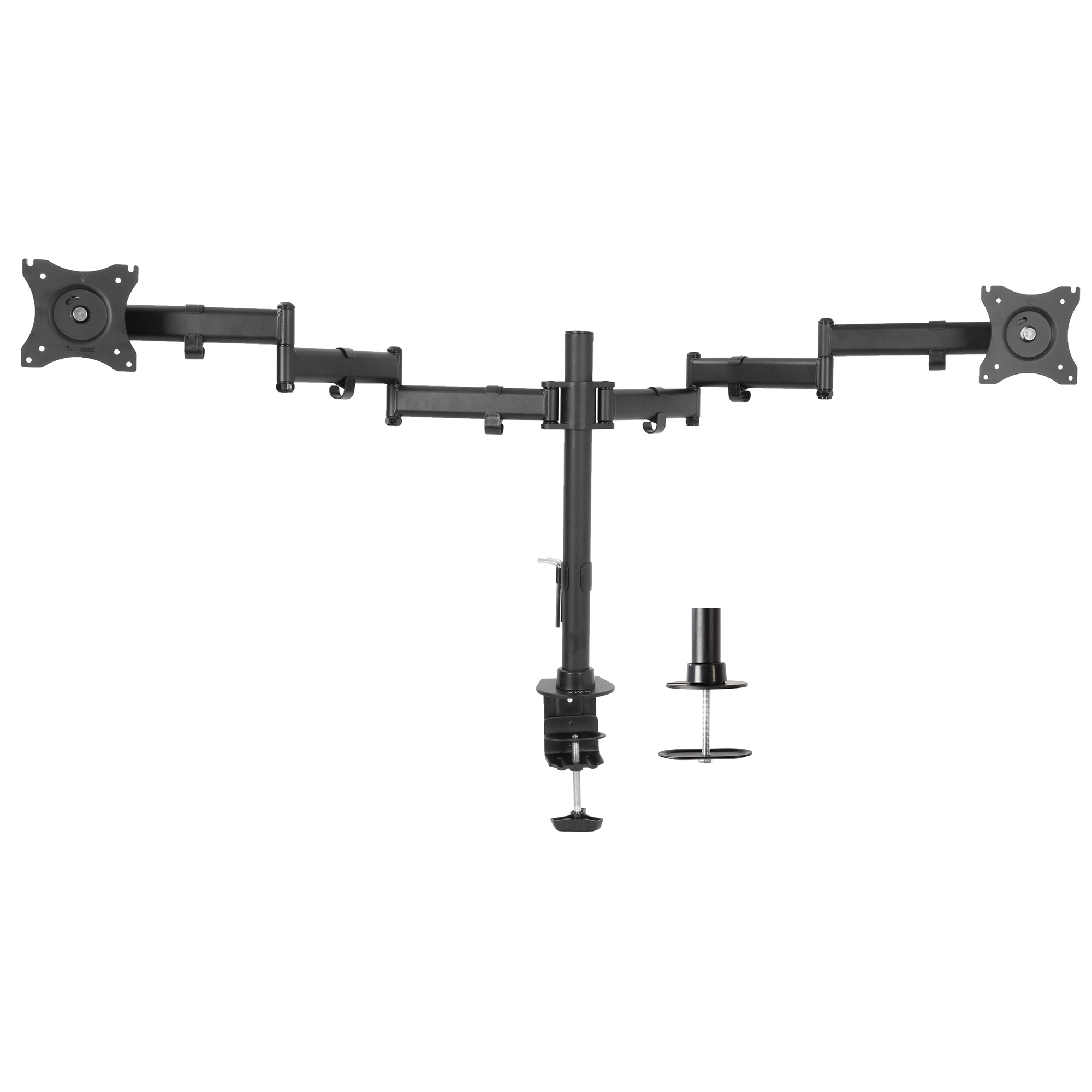 VIVO Dual Monitor Mount Fully Adjustable Stand for 2 Ultra Wide Screens