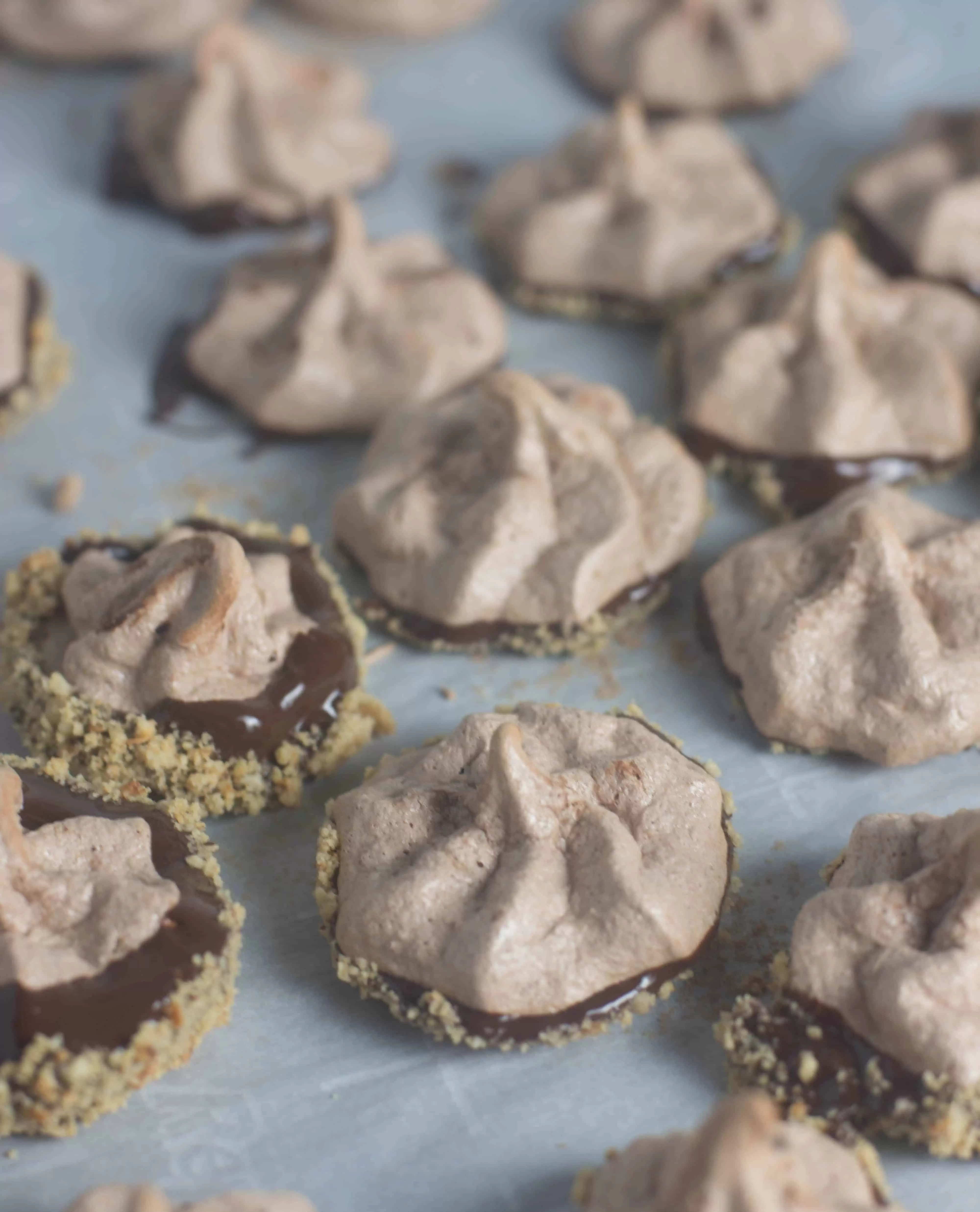Chocolate Hazelnut Meringue Cookies The ItsyBitsy Kitchen