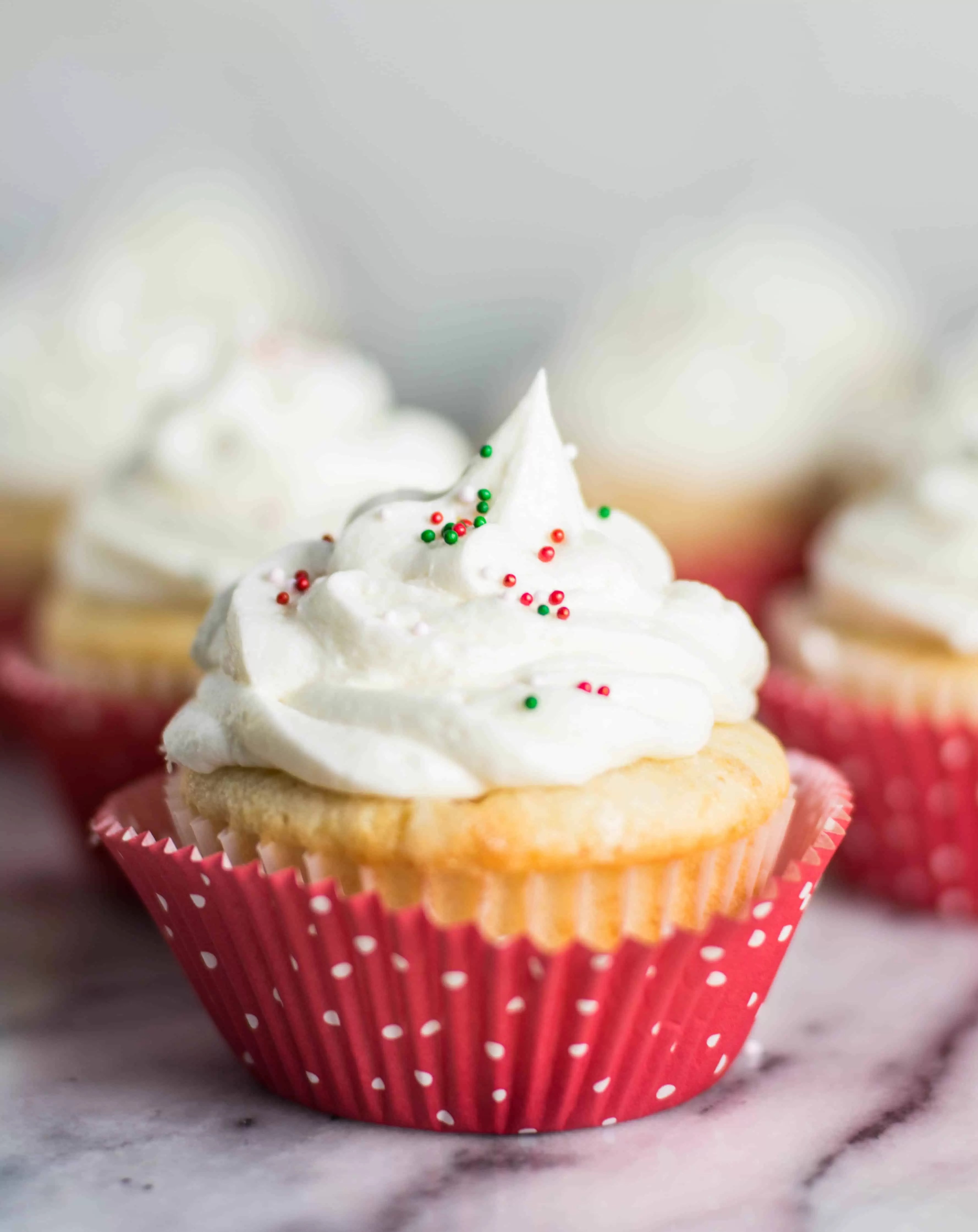 Vanilla Rum Cupcakes with Eggnog Buttercream The ItsyBitsy Kitchen