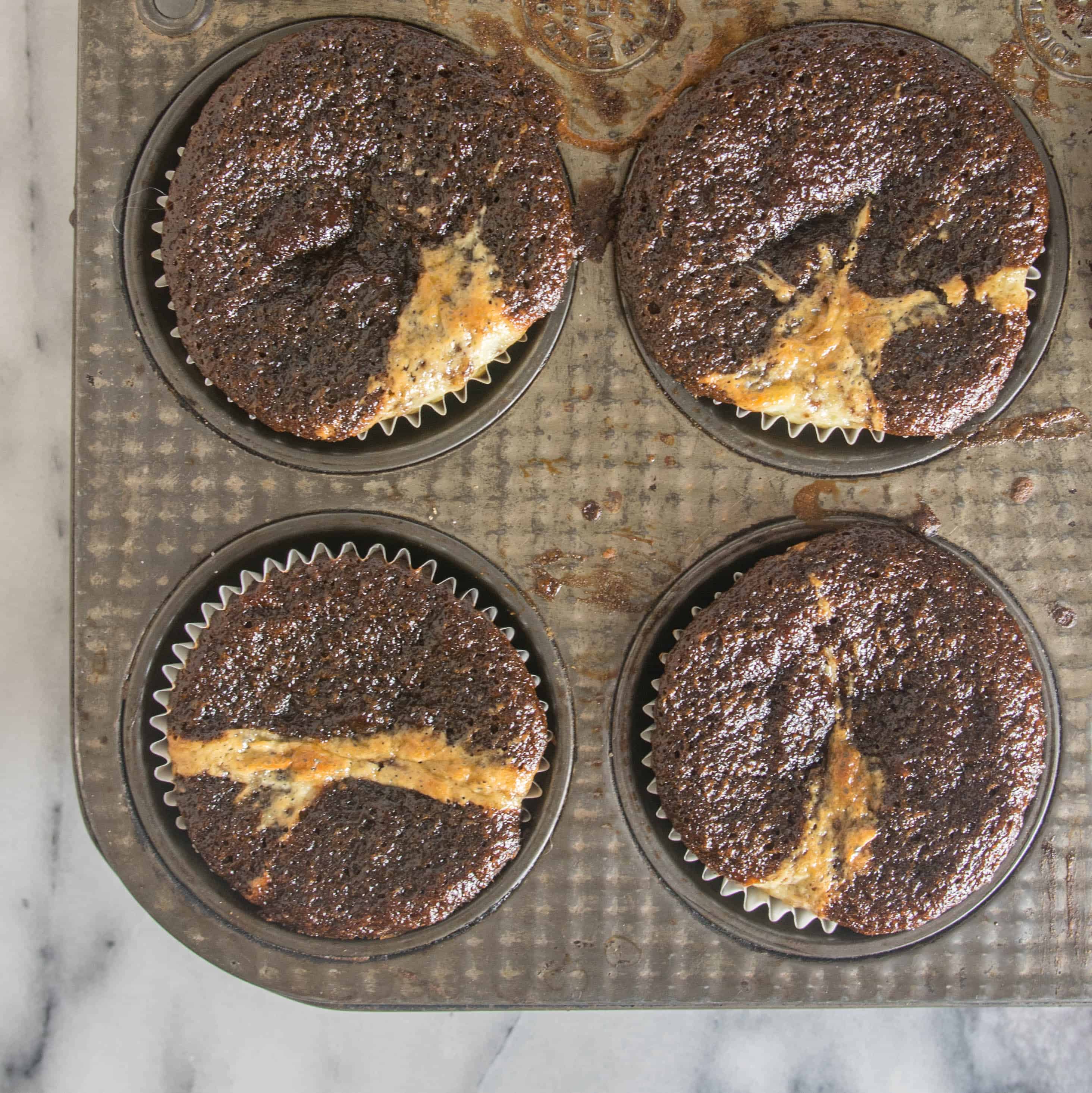 Peanut Butter Black Bottom Cupcakes The ItsyBitsy Kitchen