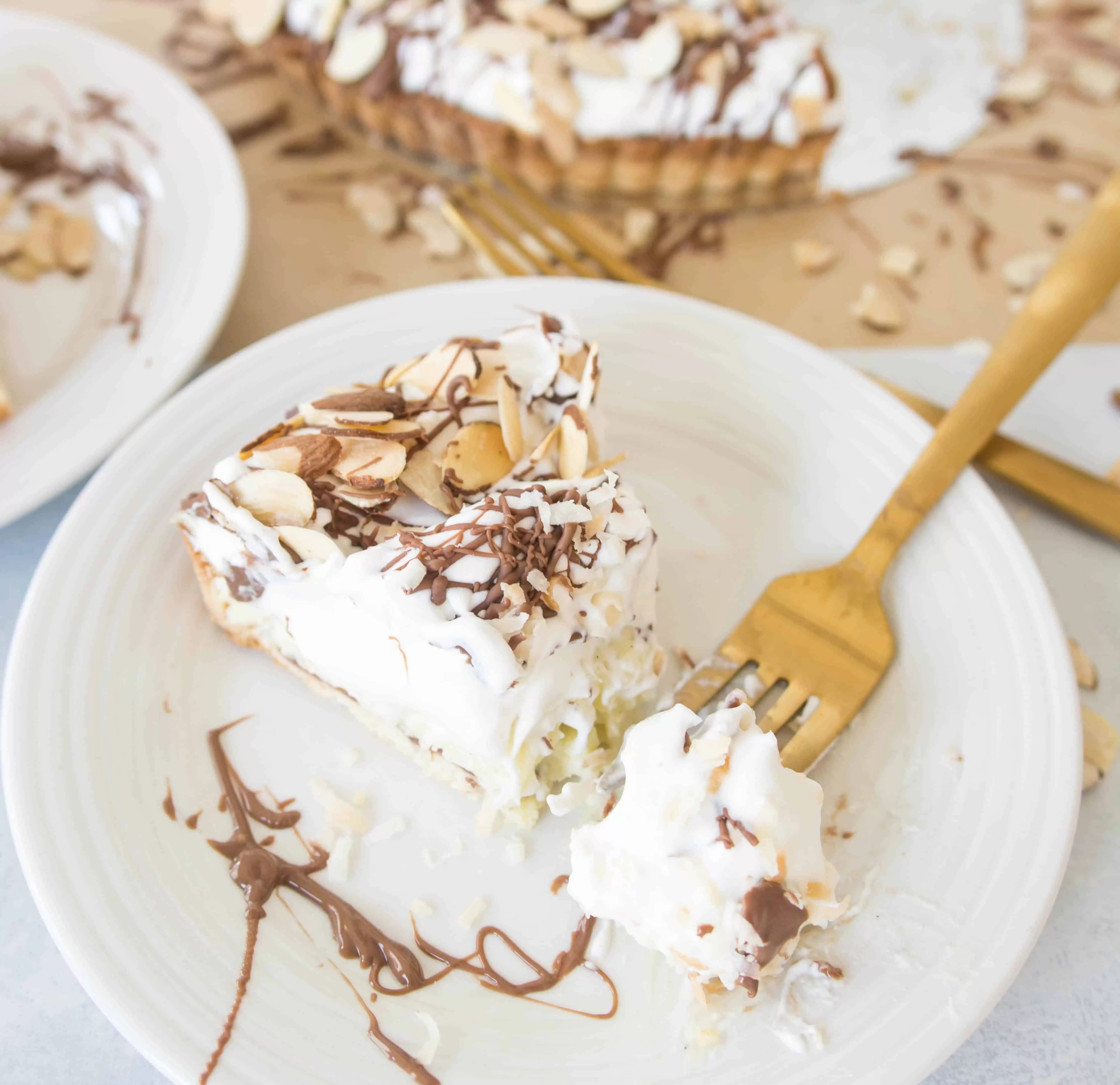 Almond Joy Tart The ItsyBitsy Kitchen