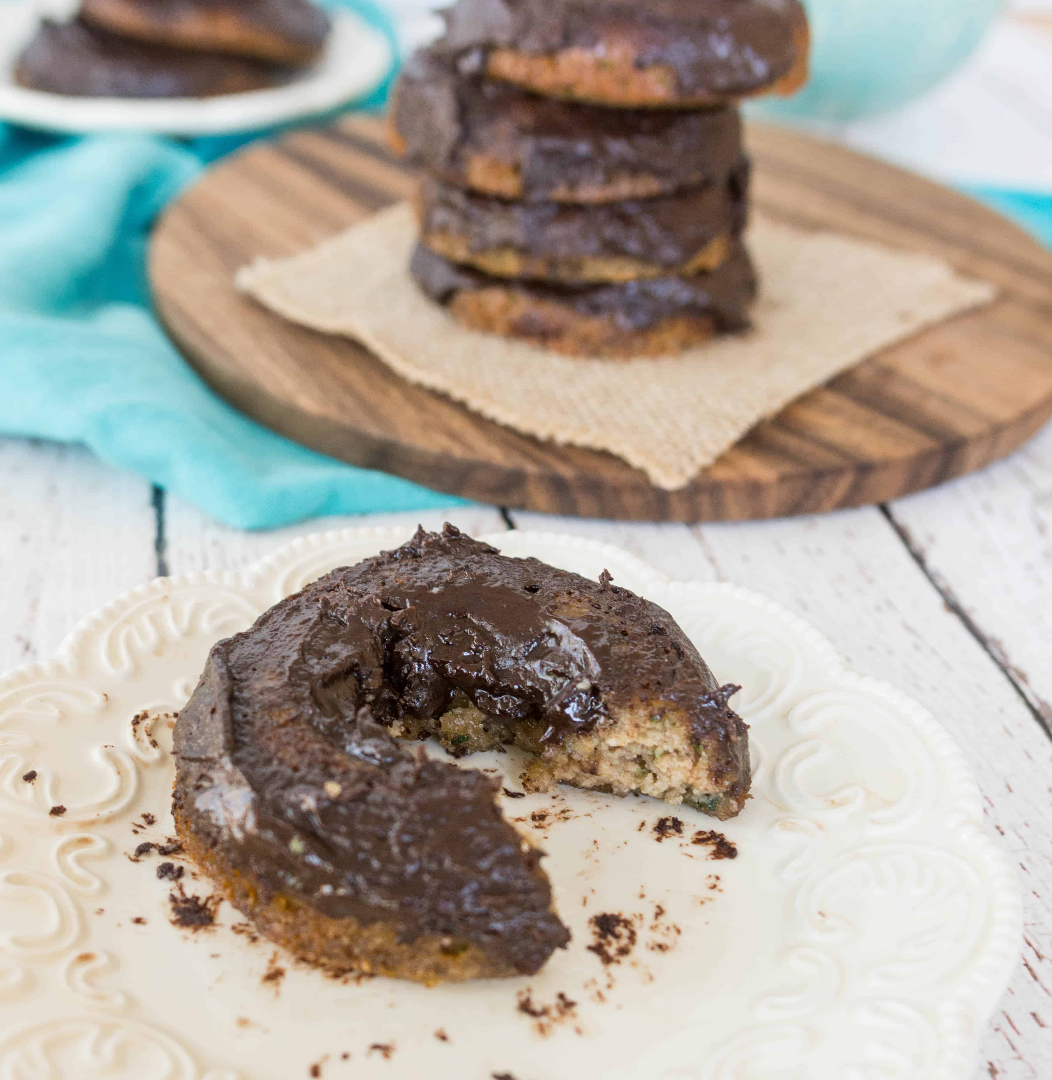 Paleo Chocolate Zucchini Donuts The ItsyBitsy Kitchen
