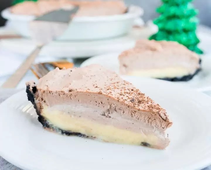 Chocolate Eggnog Cream Pie The ItsyBitsy Kitchen