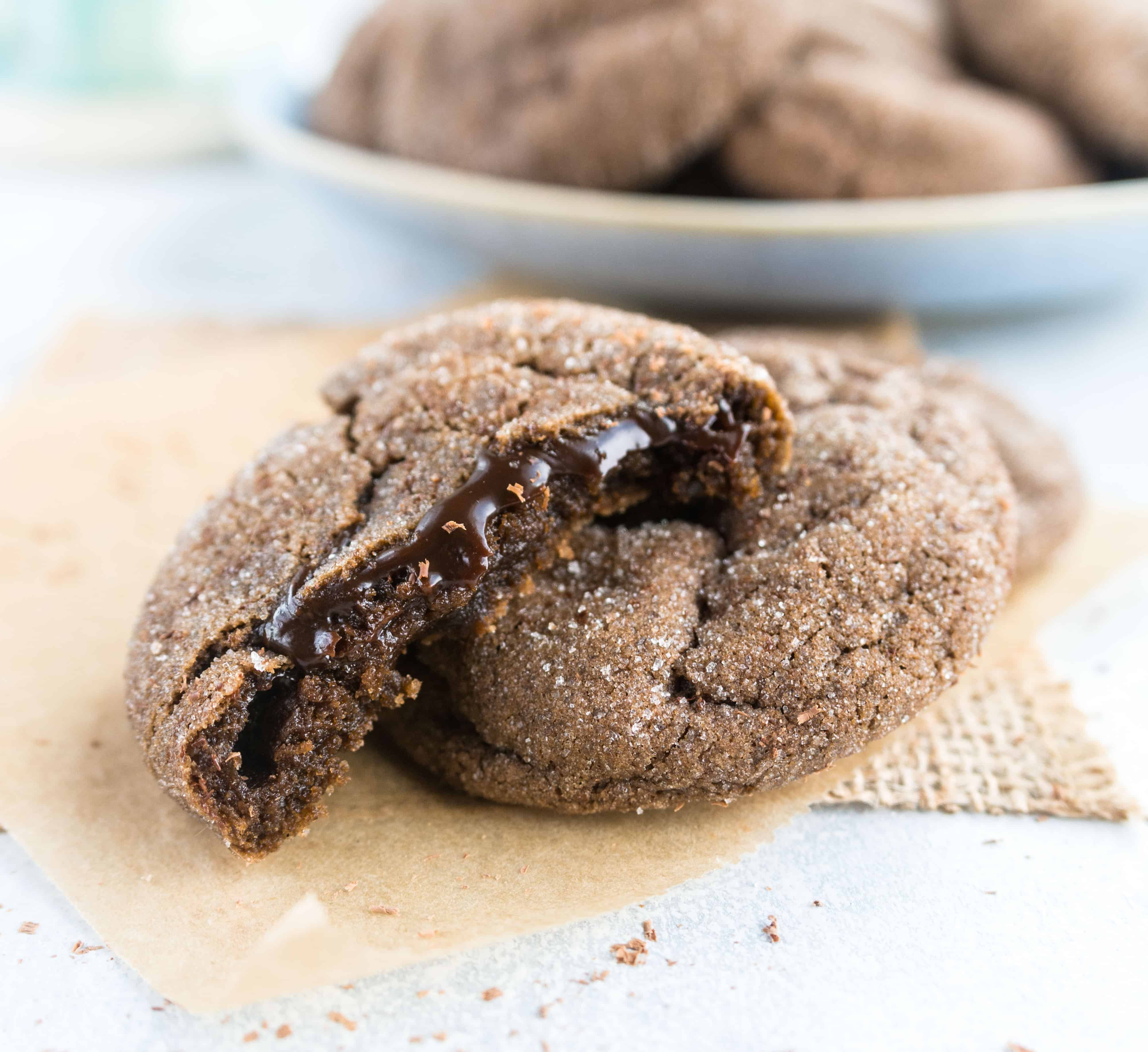 Molten Lava Cake Cookies The ItsyBitsy Kitchen