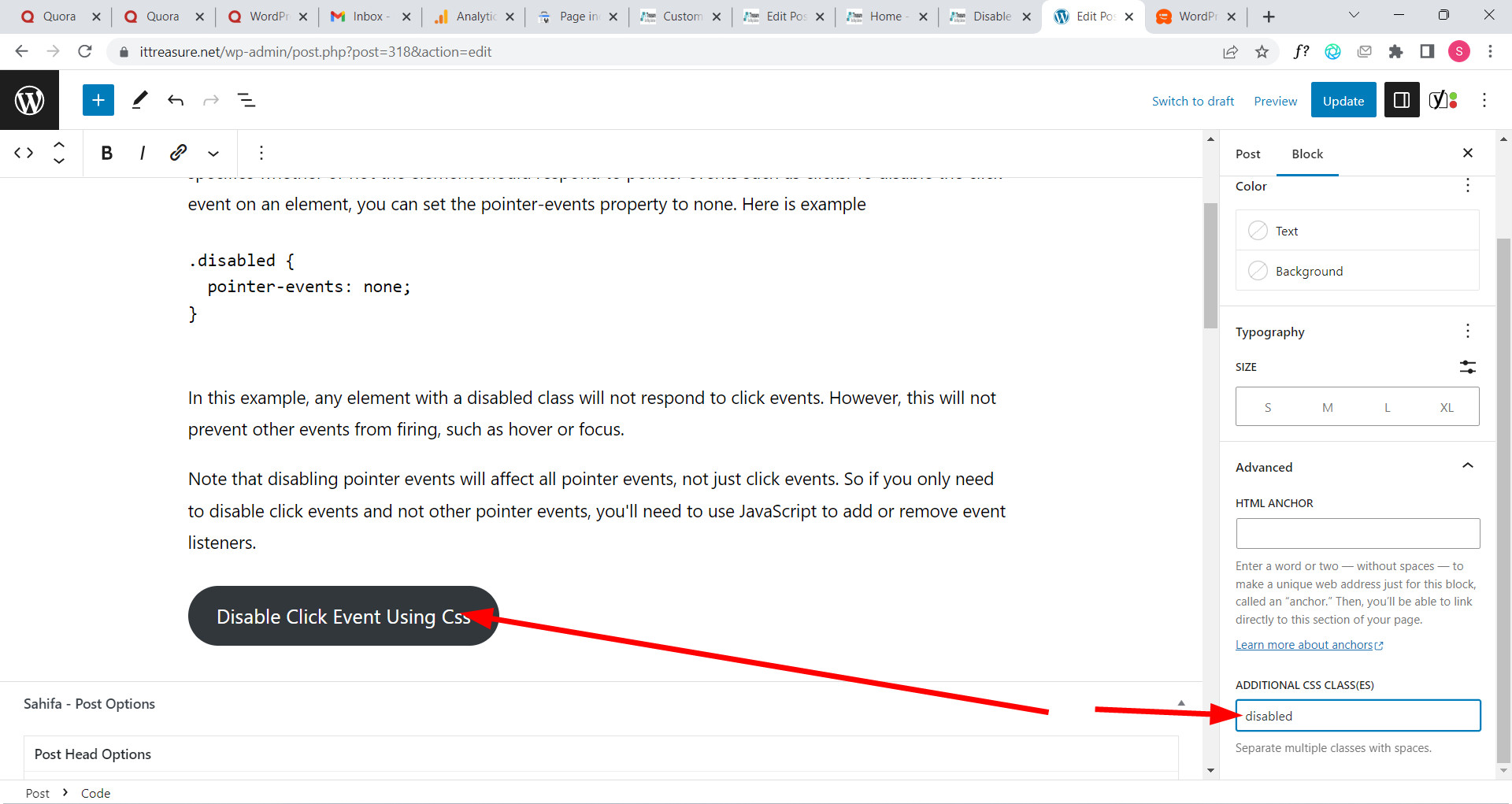Disable Click Event Using CSS Empowering you with knowledge