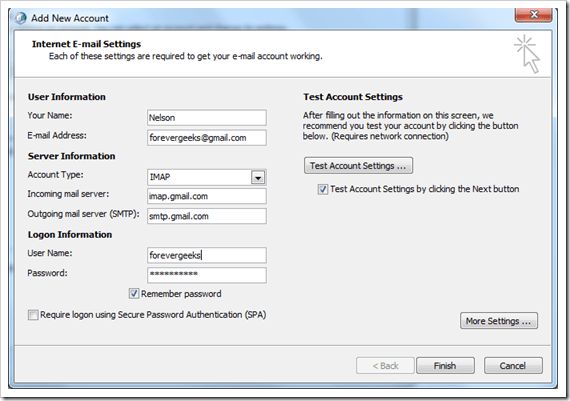 Import Emails From Gmail To Outlook