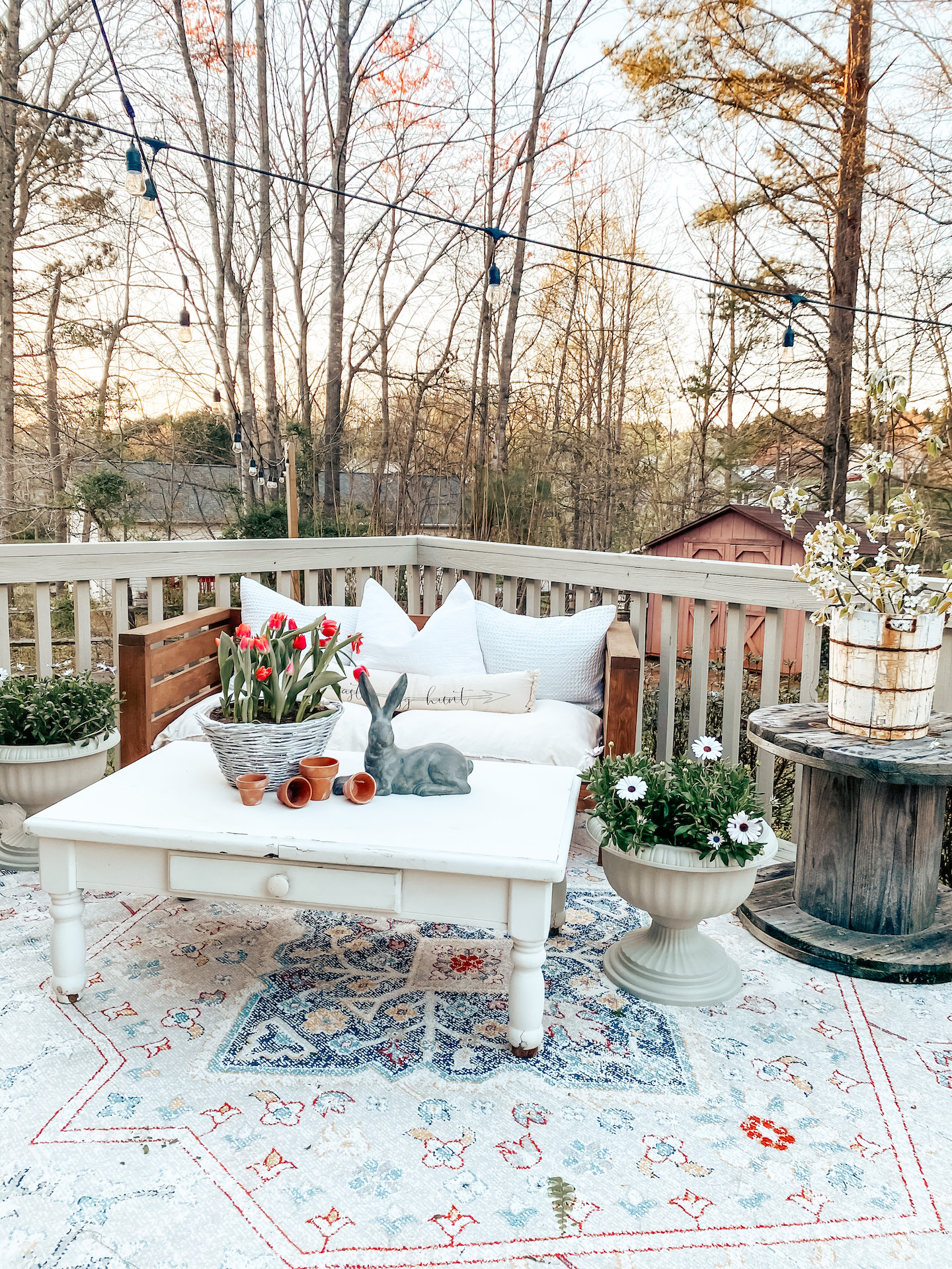 Farmhouse DIY Cement Look alike planters Itty Bitty Farmhouse