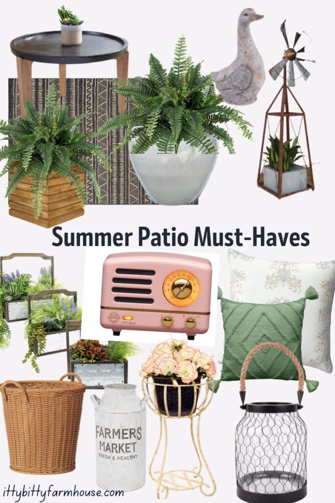 Summer Patio MustHaves Itty Bitty Farmhouse