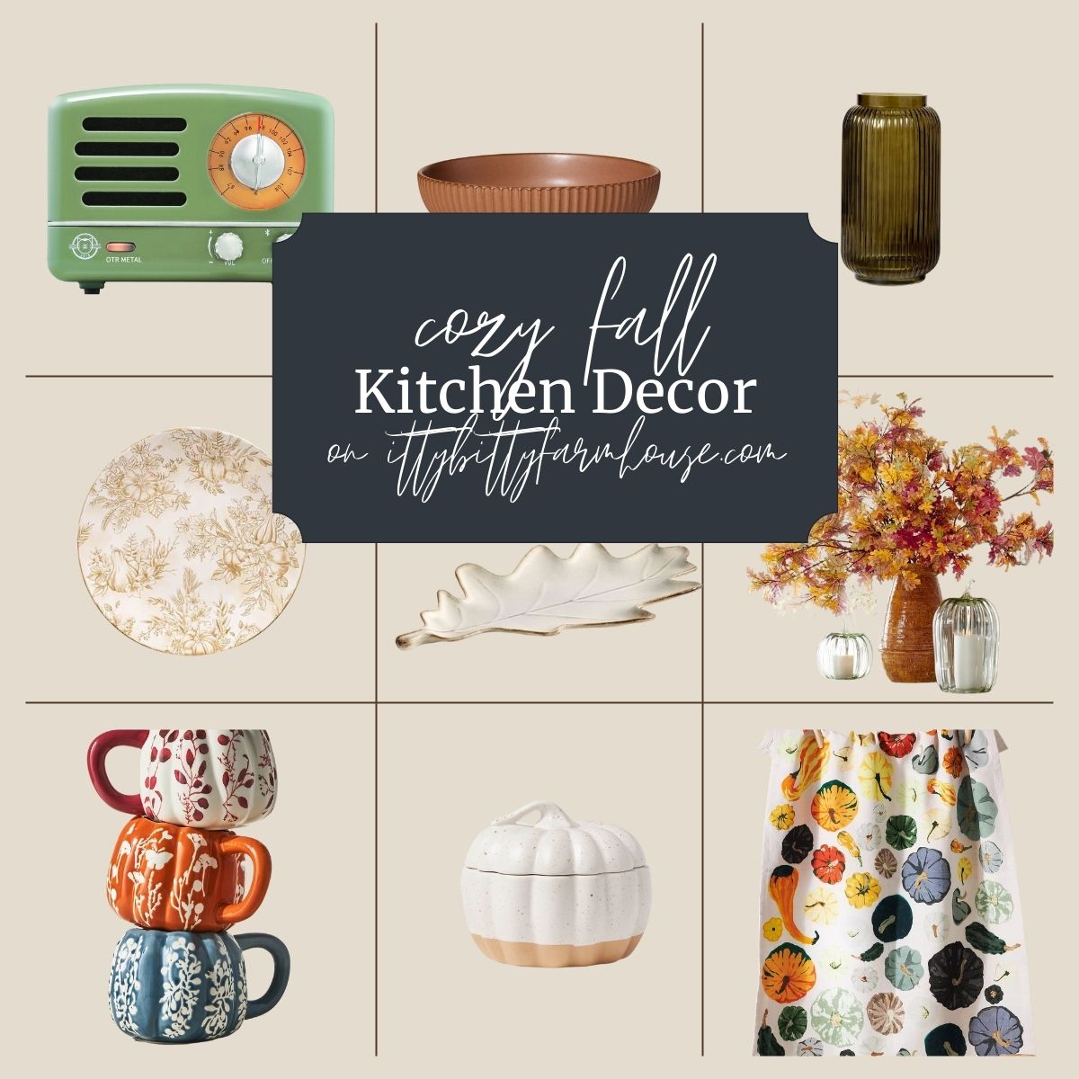 Cozy Fall Kitchen Decor Itty Bitty Farmhouse