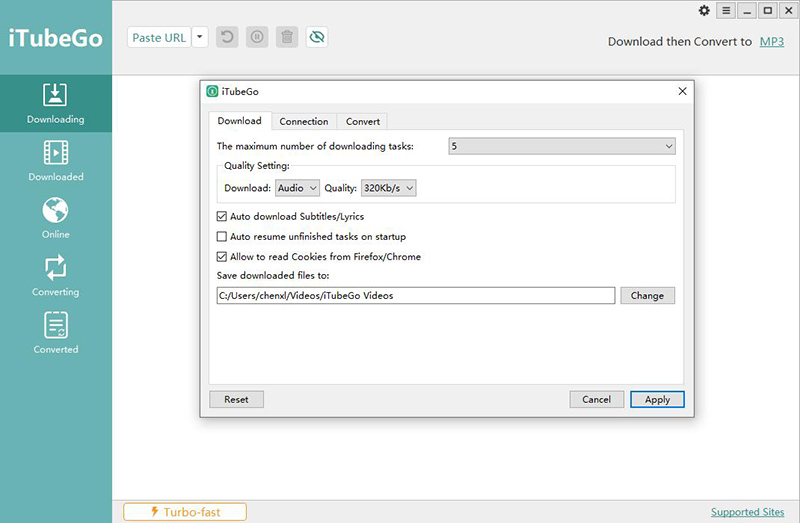 How to show the downloads bar show at the bottom of.