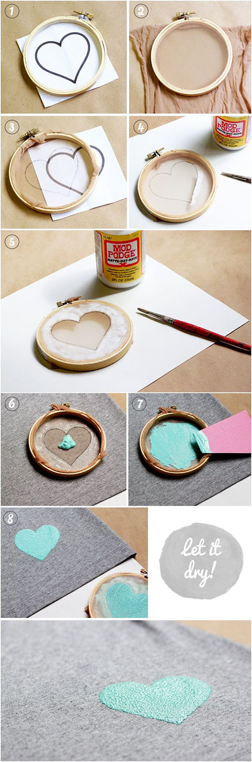 How To Screen Print Using Nylon Stockings Useful Tutorials