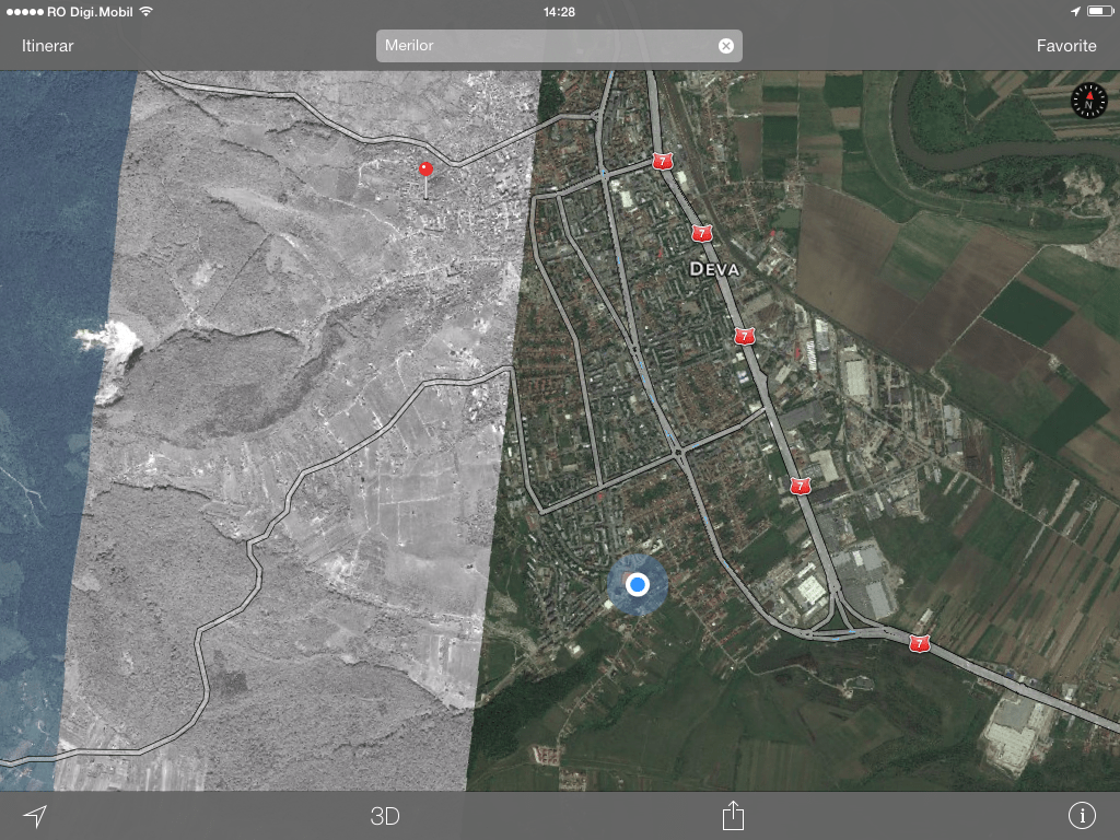 Apple adauga in aplicatia Harti imagini din satelit de inalta calitate