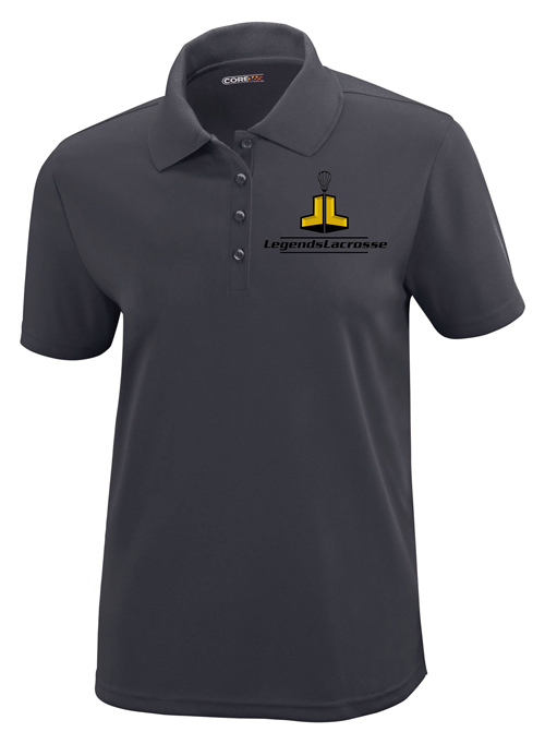 Legends Lacrosse Ladies Grey Polo Itz Done