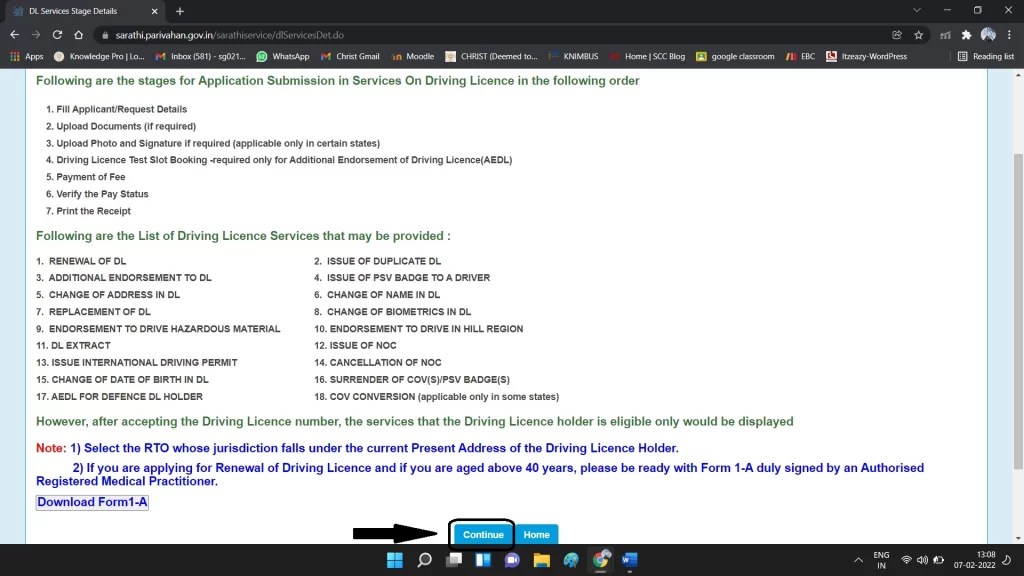 Online driving licence renewal Tamilnadu Driving licence renewal