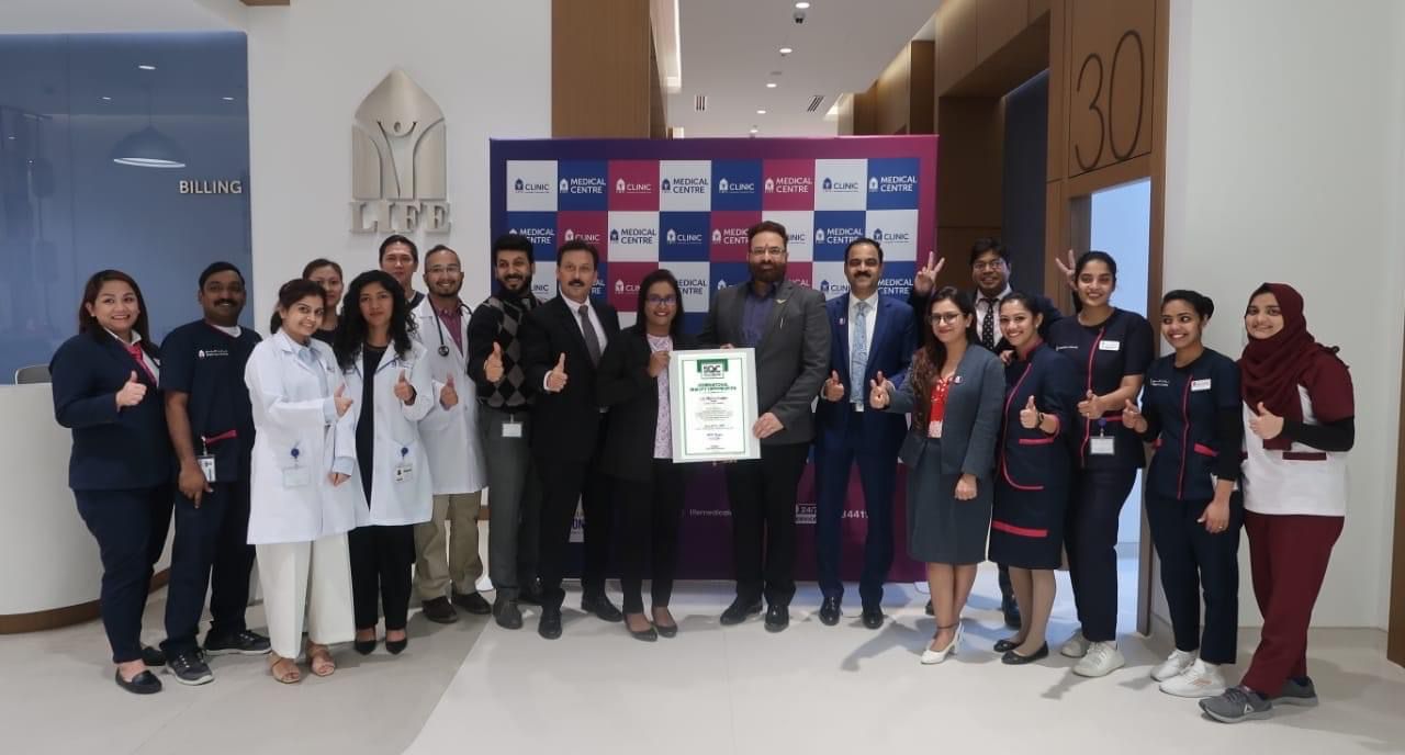 Life Medical Centre of Dubai (UAE) gets certified with International
