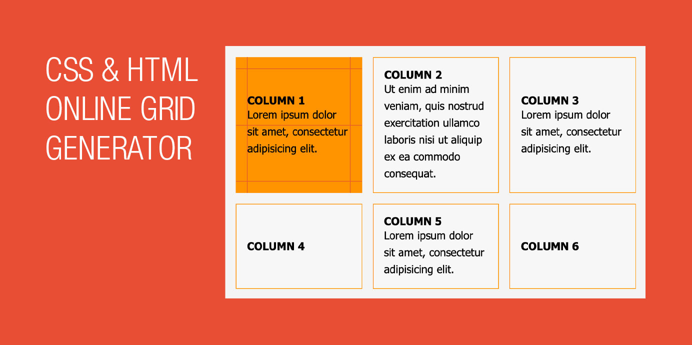 Free CSS and HTML Grid Generator Demo and Code Snippet Iulia Cazan
