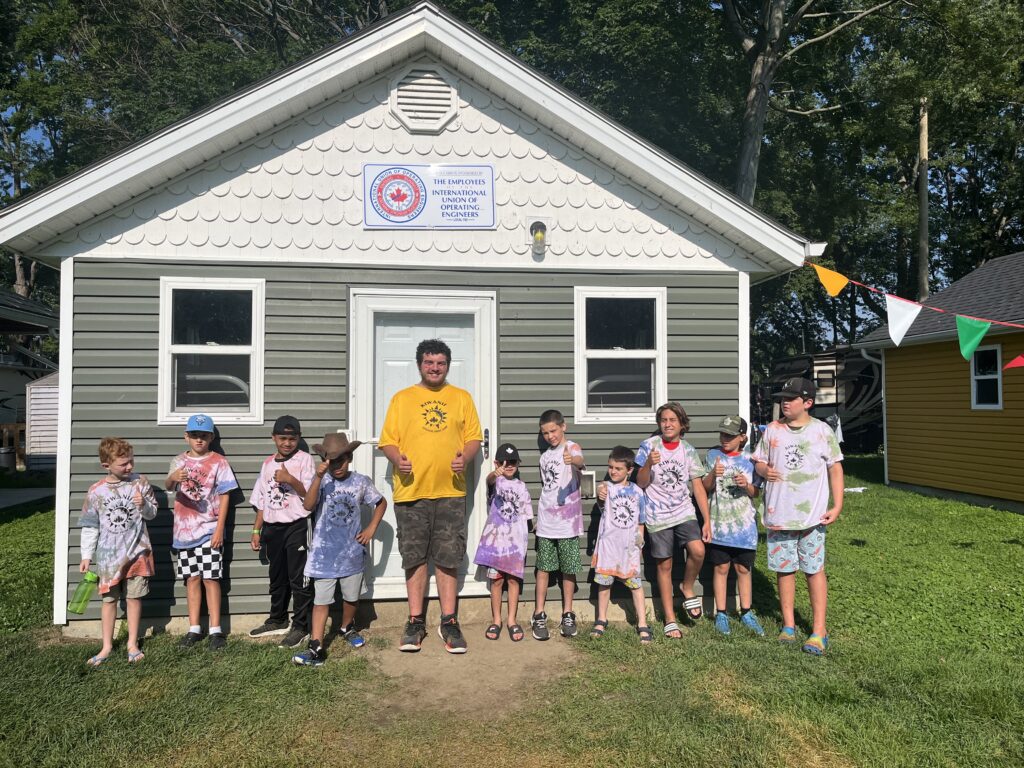 Local 793 Sponsors Kiwanis Sunshine Point Summer Camp IUOE Local 793