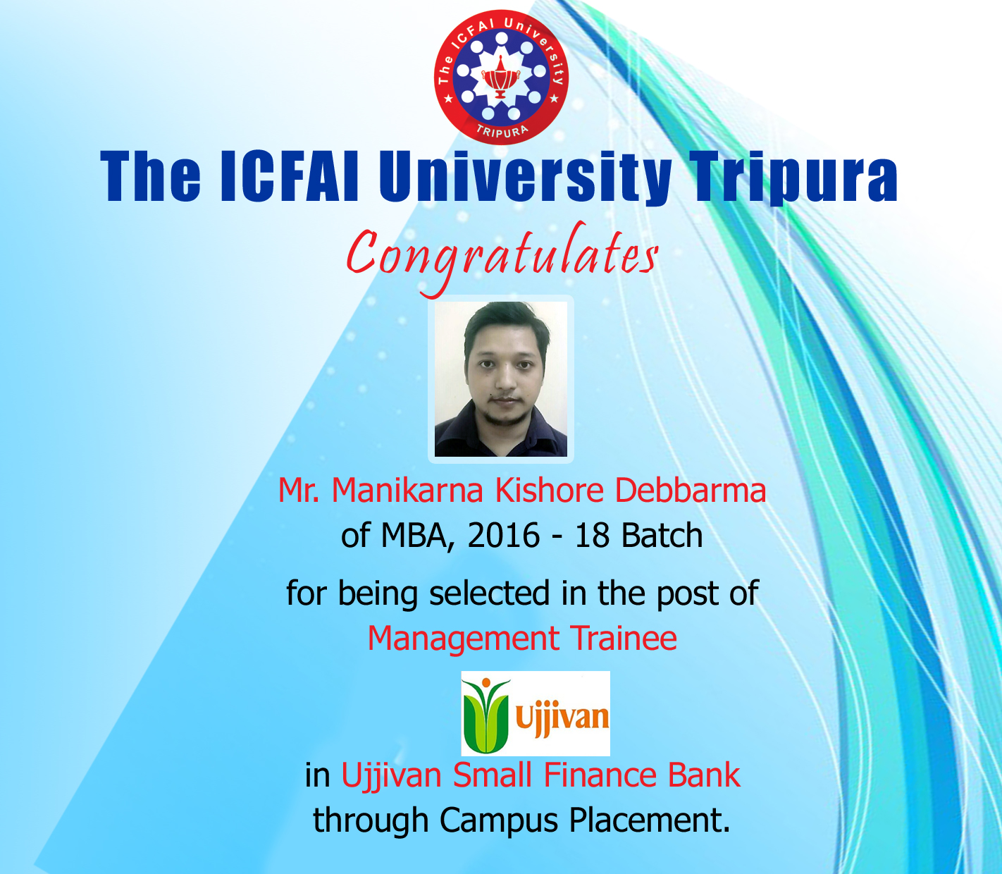 Placements The ICFAI University Tripura Fulltime Campus Programs