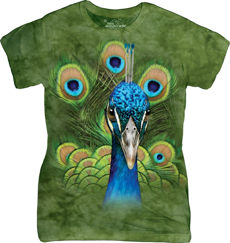 Vibrant Peacock TShirt from The Mountain