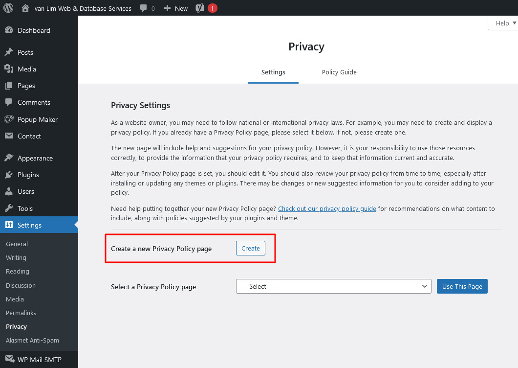 How to Create a Privacy Page on WordPress A StepbyStep Guide Ivan