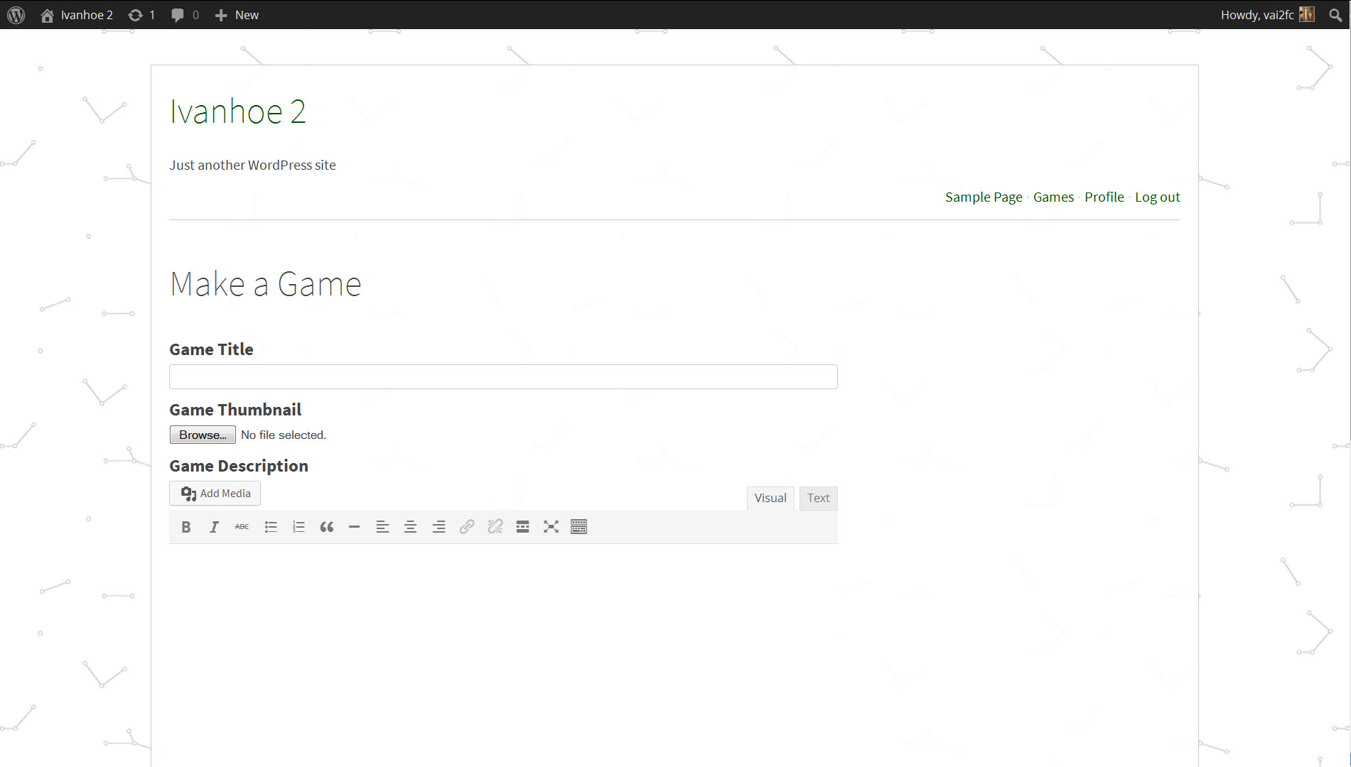 How to Play Professor Kasmer's Ivanhoe Games