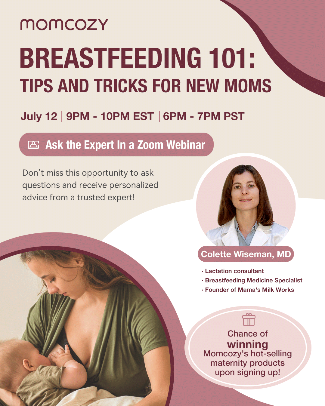 Momcozy announces Breastfeeding 101 Course - iVNT