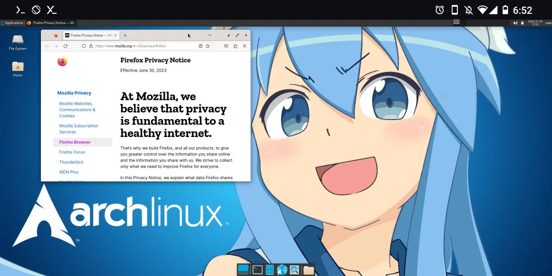How to install Arch Linux ARM on Android phone (Termux Prootdistro