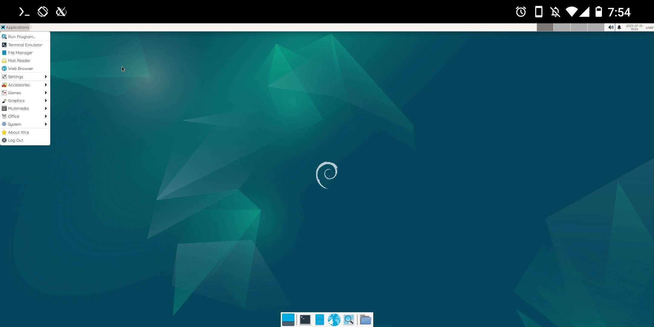 How to install proot Debian in Termux on Android phone (XFCE desktop