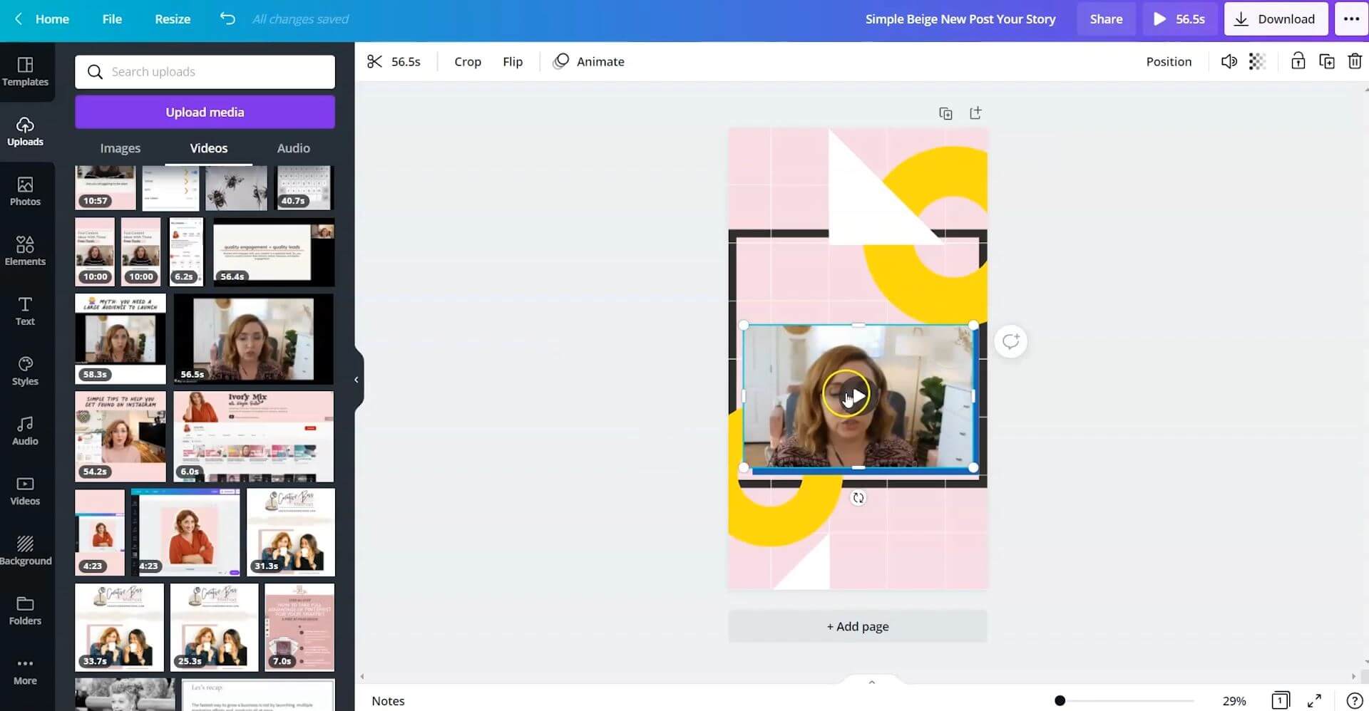 How to repurpose your video for igtv with canva