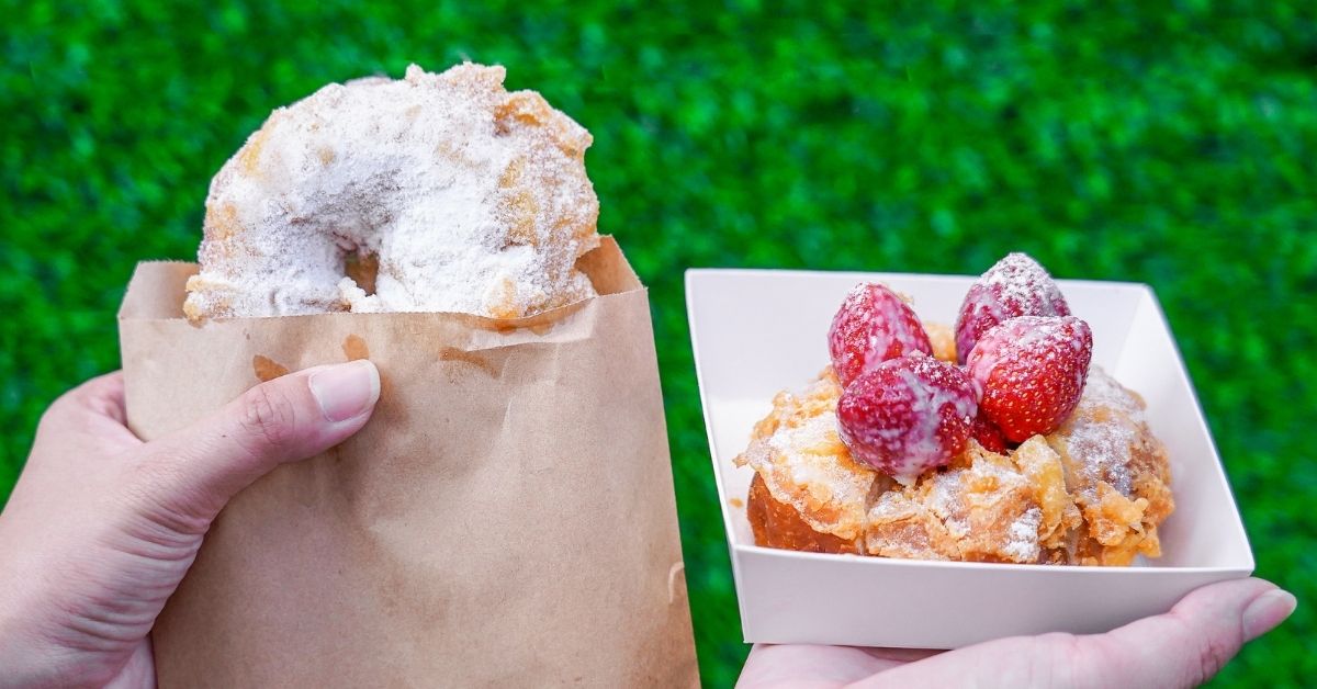 九月初唯心手作 |一中銅板美食，人氣脆皮生乳甜甜圈，冬季推出限量隱藏版草莓口味！