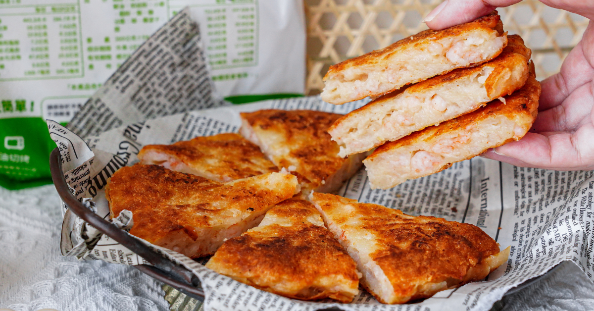 冷凍宅配美食推薦 |良品開飯 月亮蝦餅，厚達1.5公分，咬得到爆餡噴汁蝦仁超過癮！