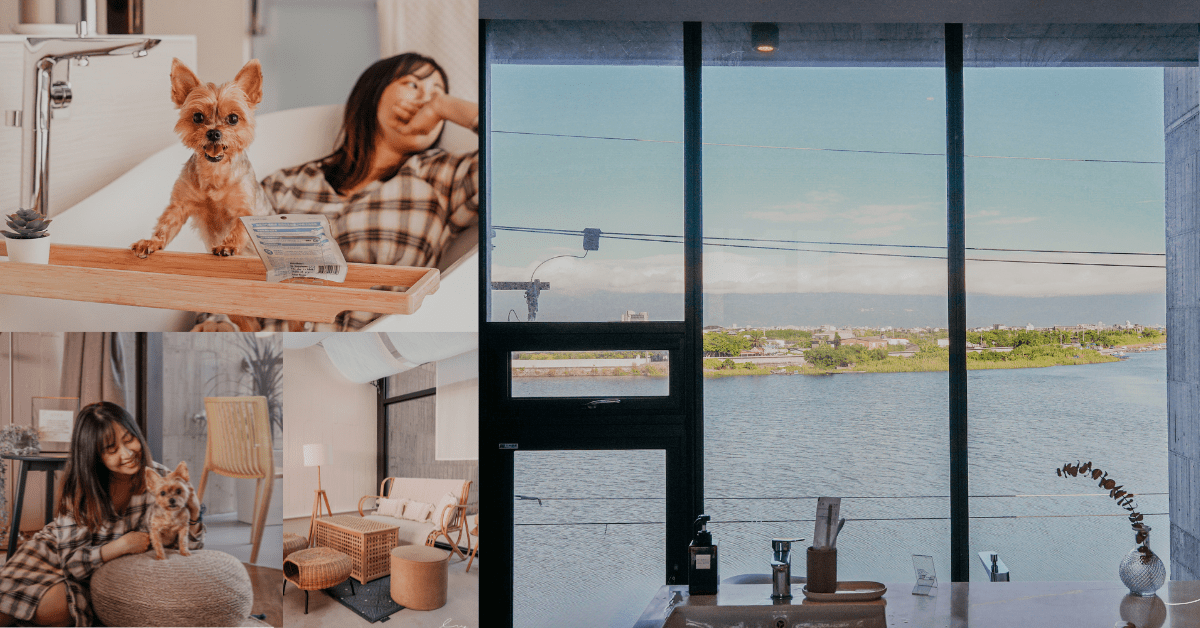 寗夏看海 |宜蘭海景寵物友善民宿，清水模建築加超Chill海景浴缸，IG打卡必住！