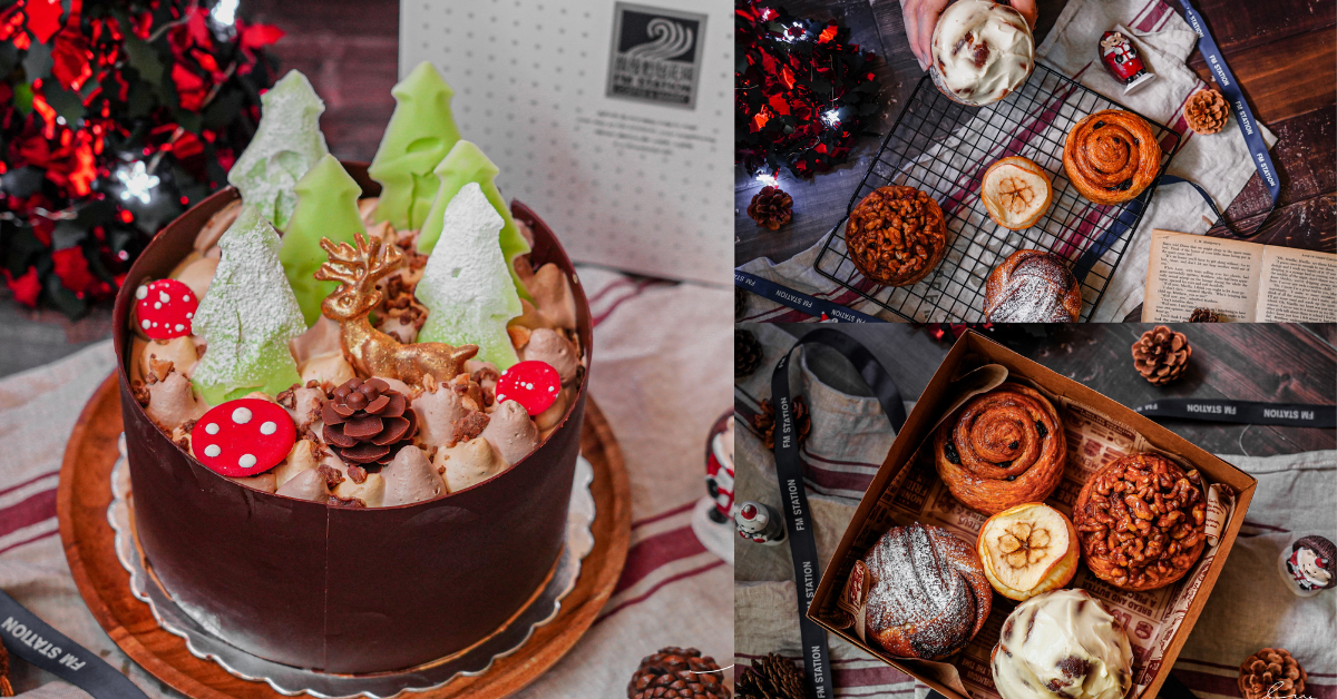 2021聖誕蛋糕推薦!馥漫麵包花園推出超應景「聖誕甜點」，多款6吋聖誕蛋糕、綜合肉桂捲別錯過了！