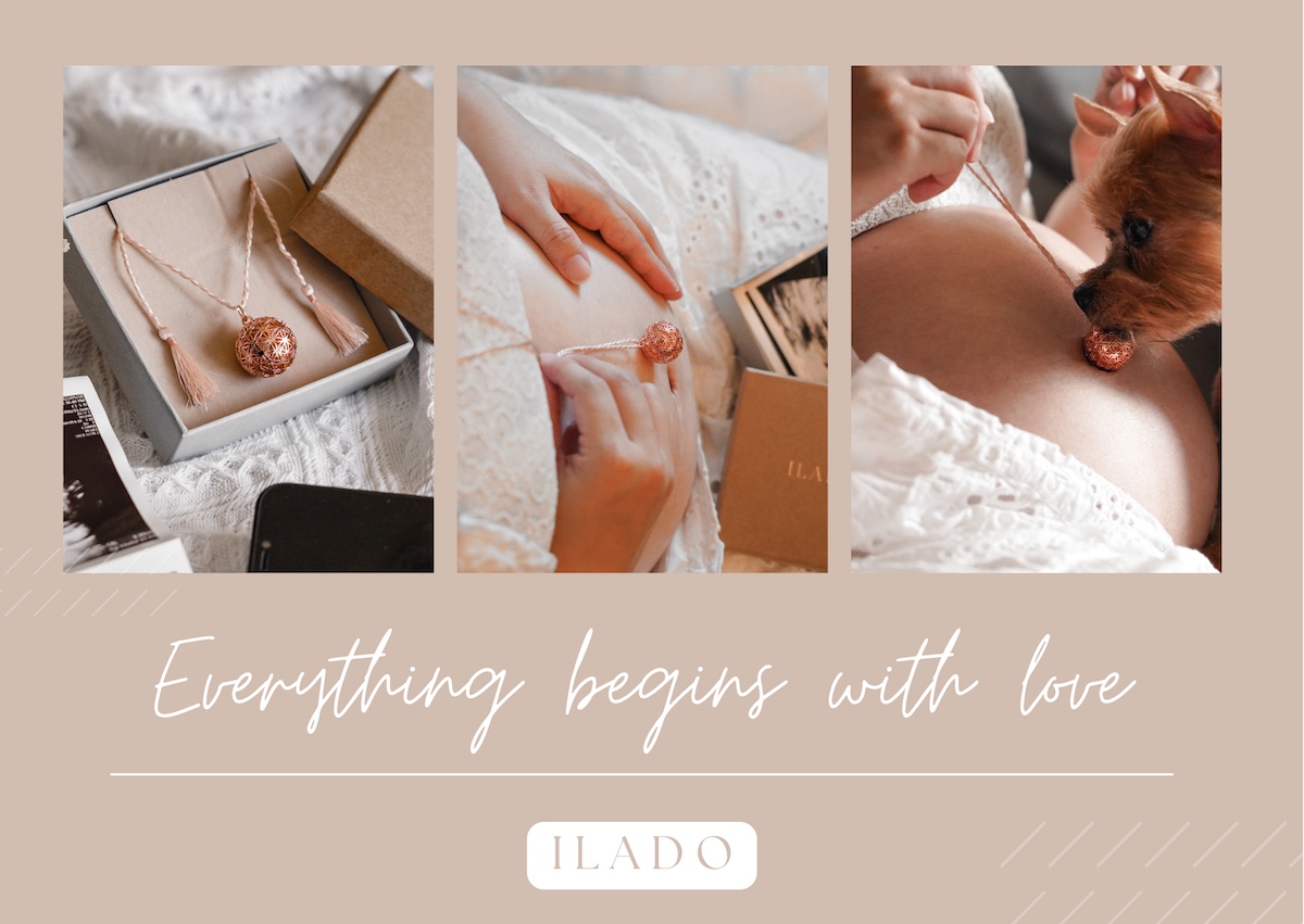 ILADO法式孕鈴胎教，締造媽媽與寶寶最親密的專屬互動，輕柔的鈴聲也紓緩孕期緊張憂鬱感！