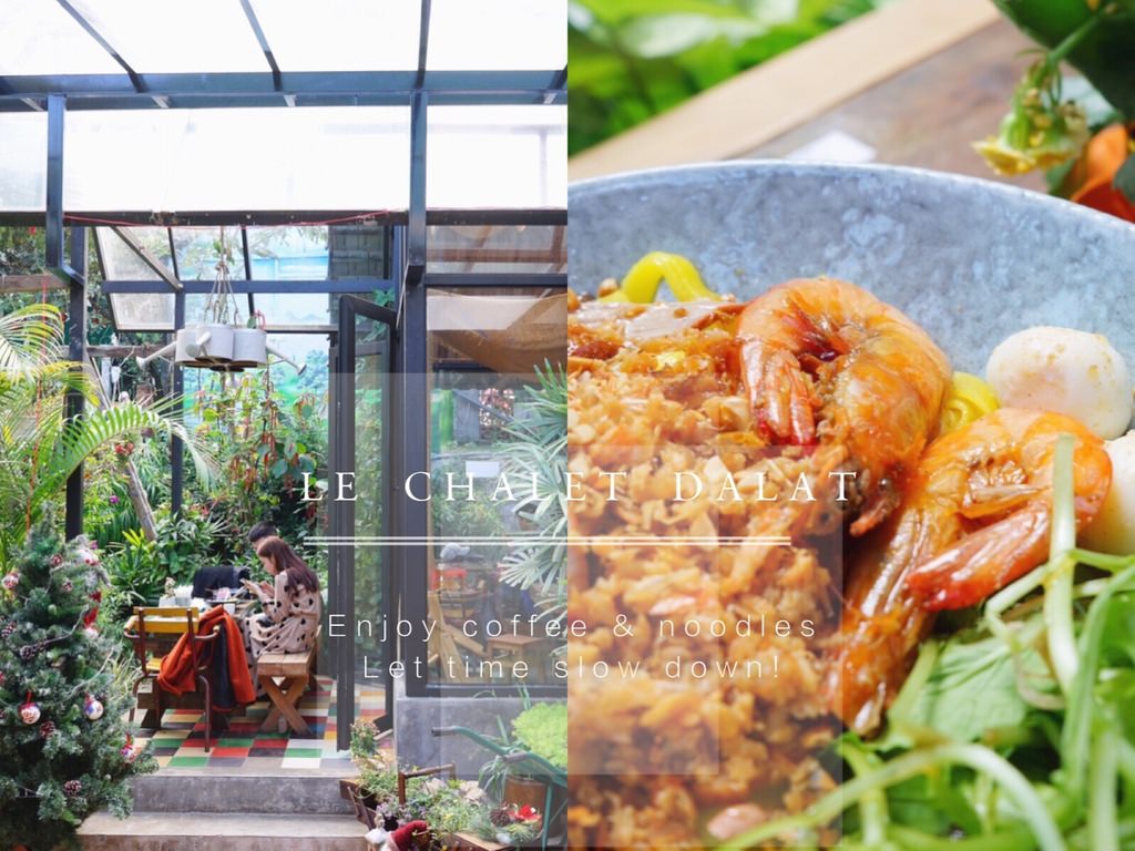 LE CHALET DALAT | 越南大叻瘋狂屋旁的森林系咖啡廳，鹹甜滋味的涼拌麵條吃起來格外清爽！