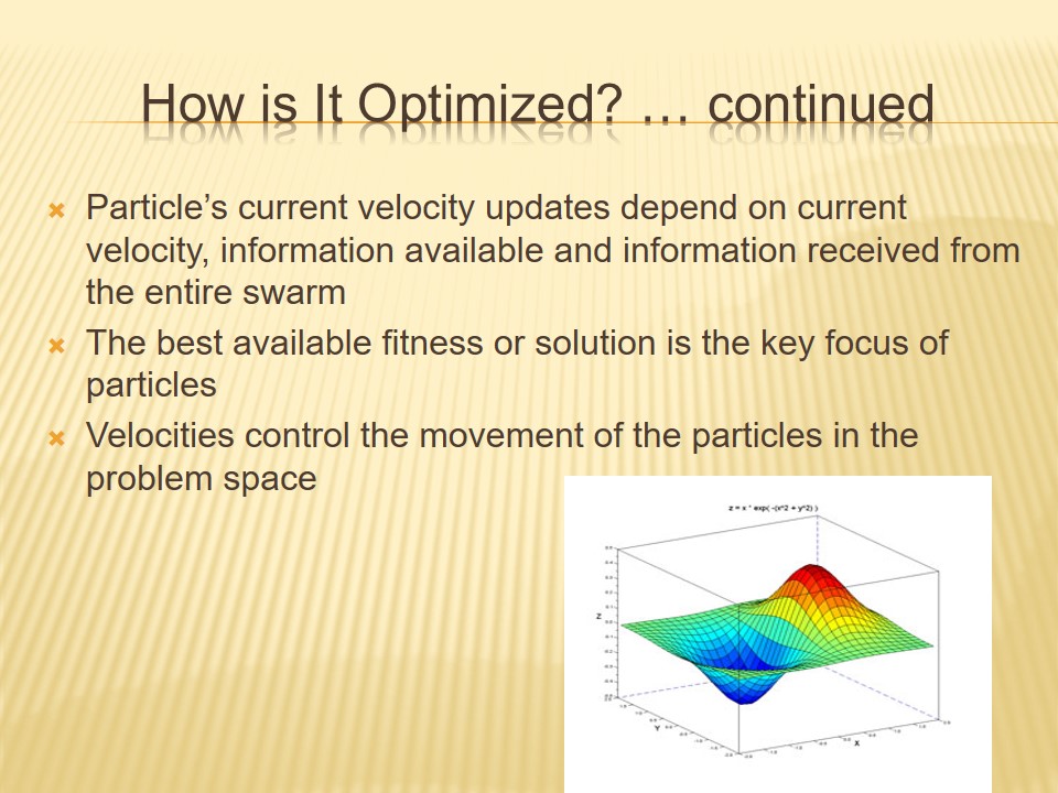 Particle Swarm Optimization Definition 349 Words Presentation Example