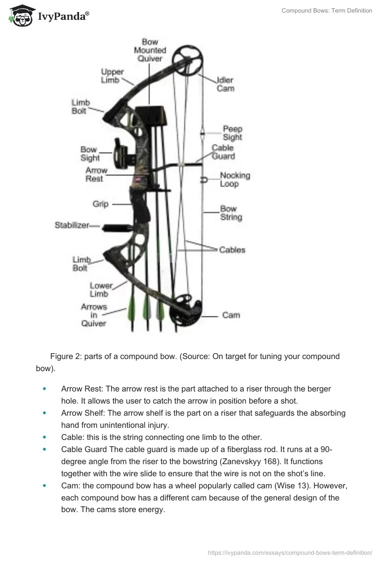 Compound Bows Term Definition 1114 Words Critical Writing Example