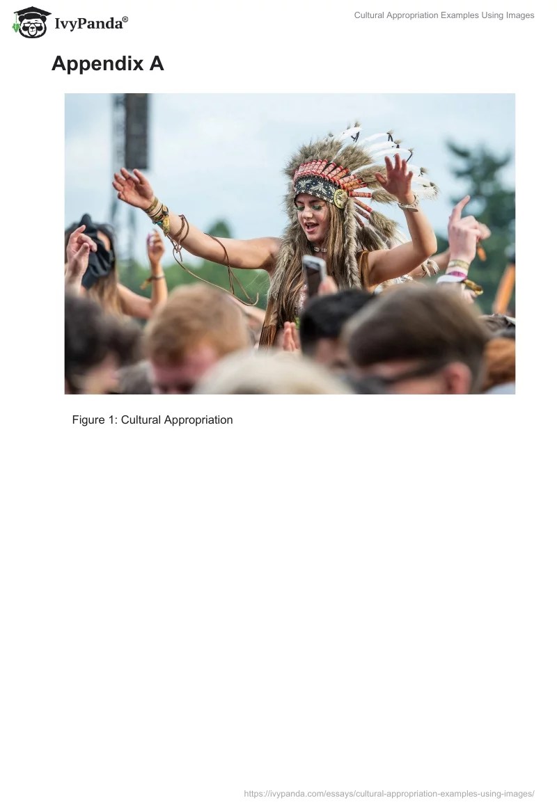 Cultural Appropriation Examples Using Images 288 Words Critical