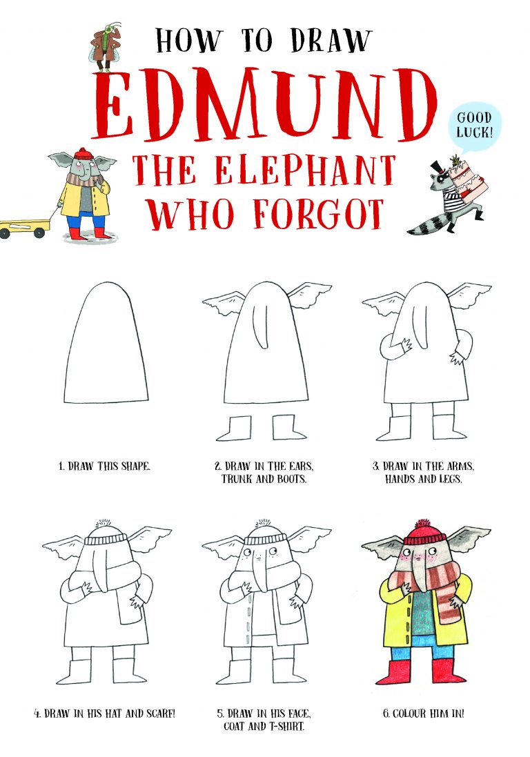 Isobel Lundie How To Draw Edmund The Elephant Who Ivy's Library