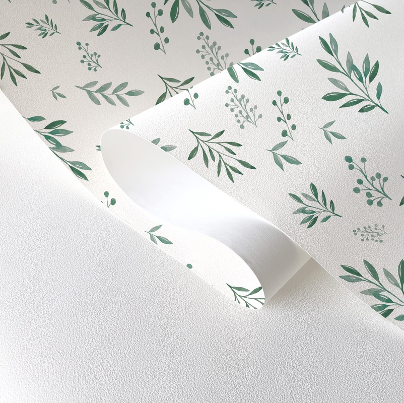 Wall Murals map, cities, white