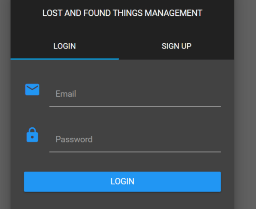 Based Lost And Found Management System in PHP with Source Code