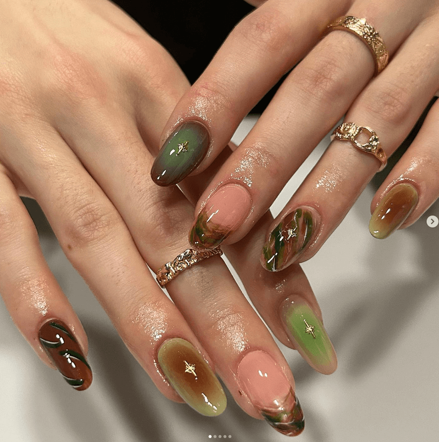 25+ Earthy Nails Design Ideas