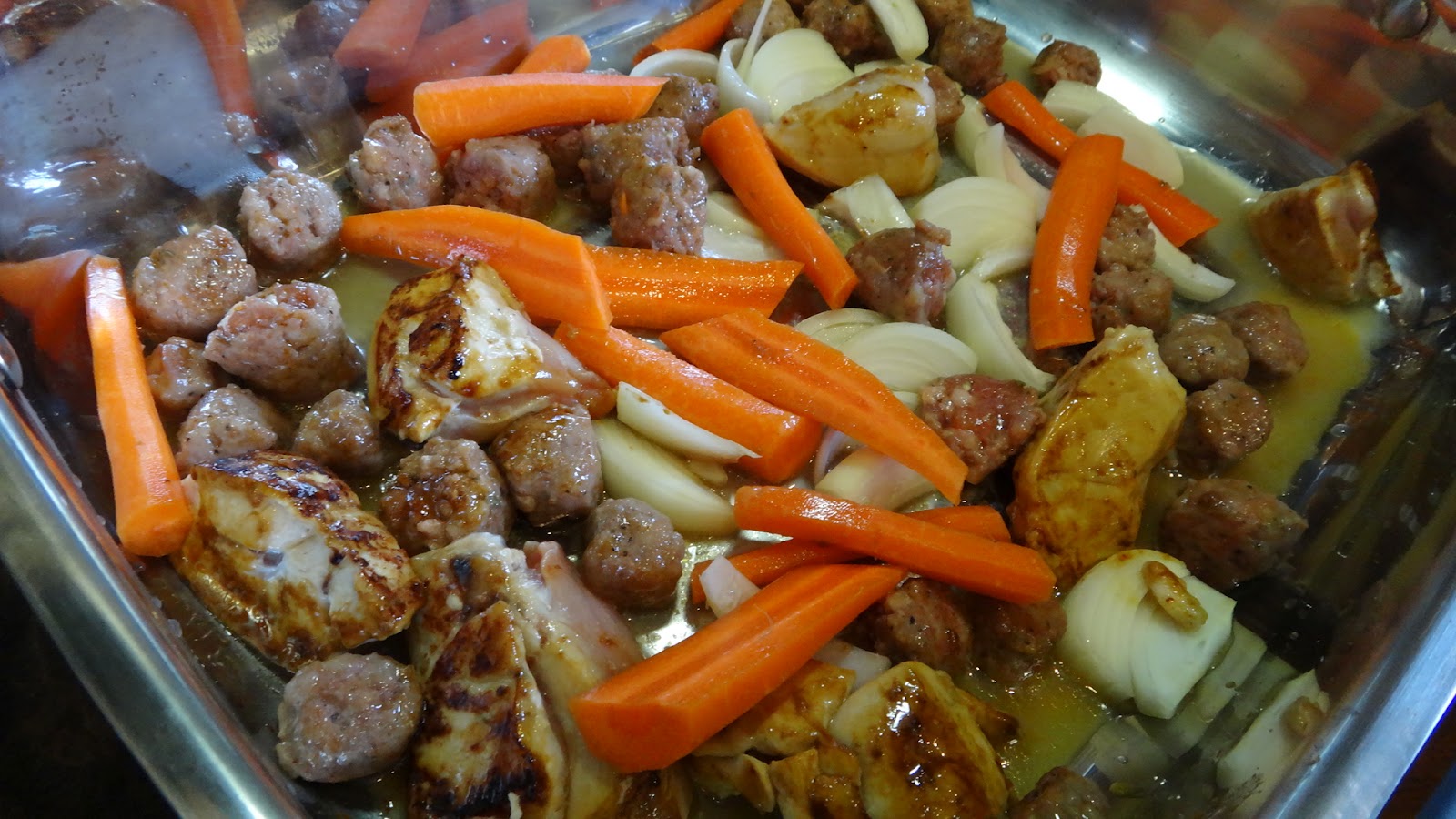 Chicken and Sausage Bake « I WANT TO COOK THAT