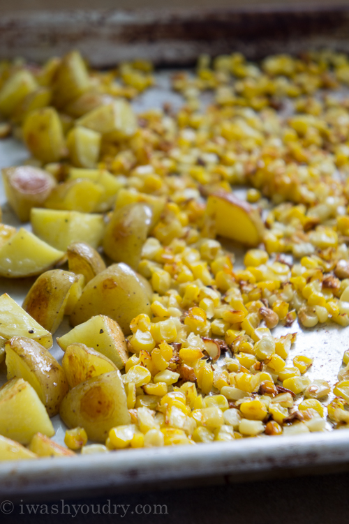 Roasted Corn and Potato Chowder I Wash You Dry